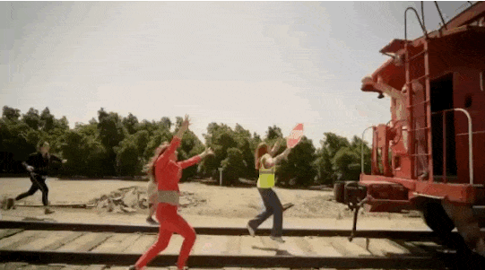 cake train - cakes being thrown from a train - google and apple destroying ad industry