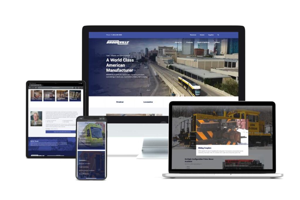 Brookville website design and development