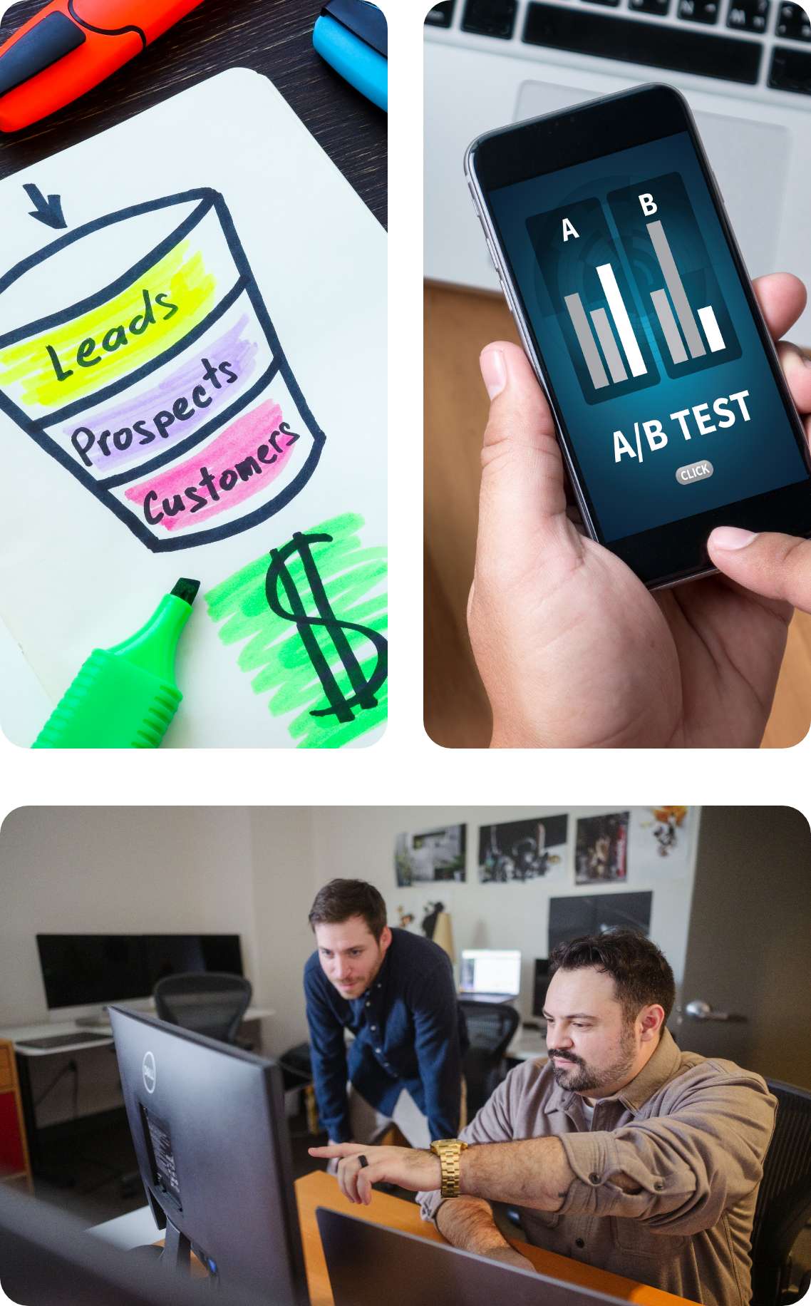 Conversion Rate Optimization | Team members working