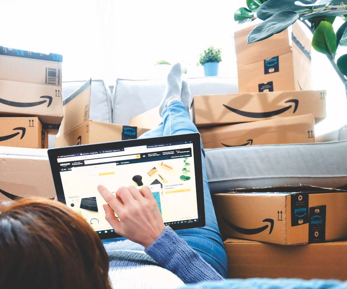 Shopping on Amazon