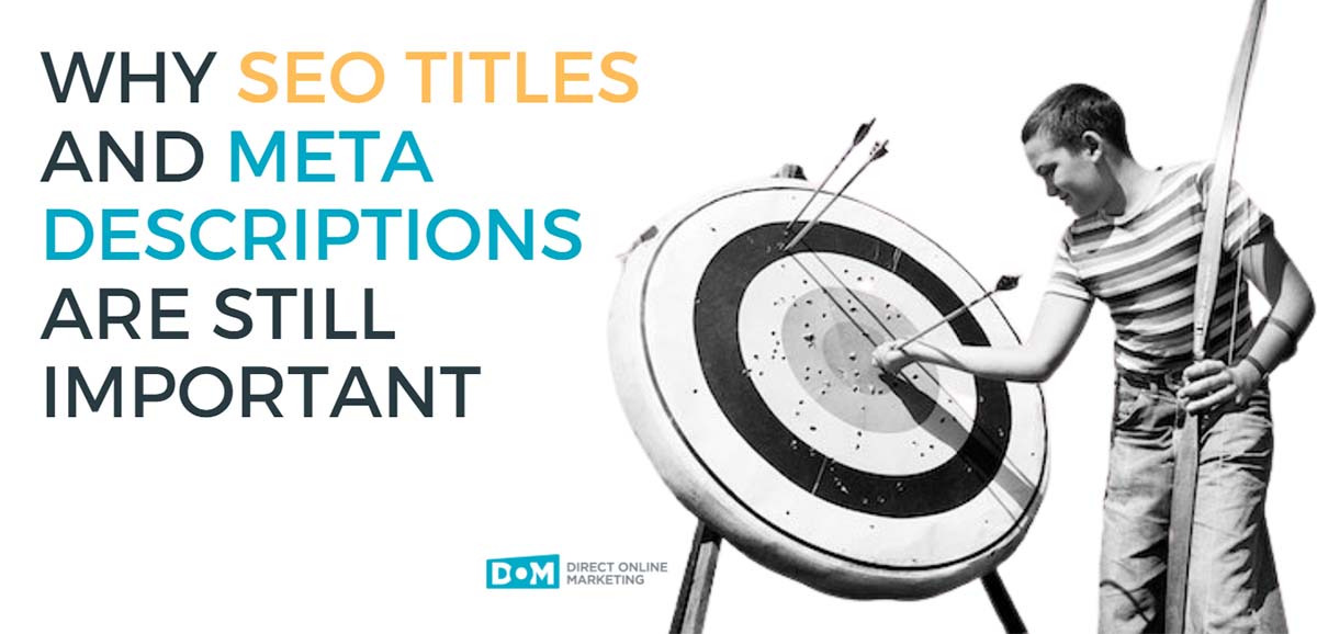 SEO Title Help | Meta Description Help | Why SEO Titles and Descriptions are Important Blog Graphic