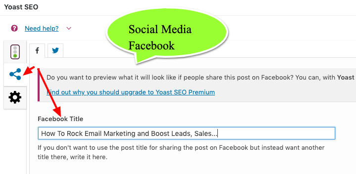 content marketing headlines social