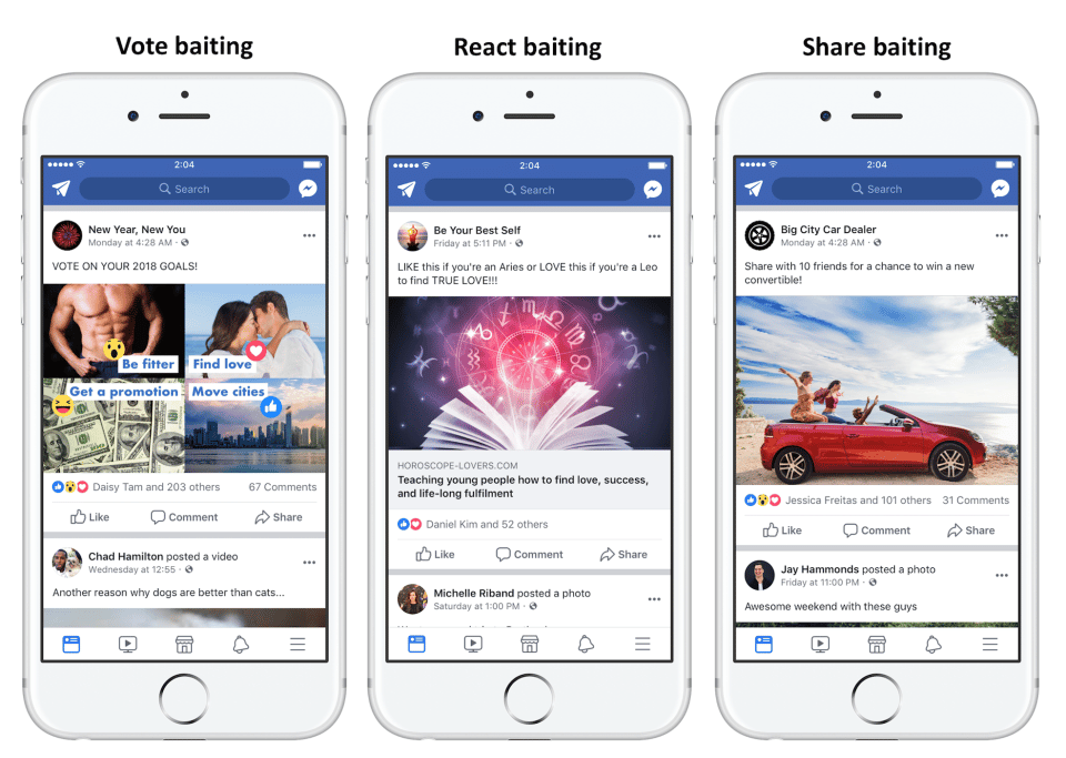 Facebook Algorithm change 2018