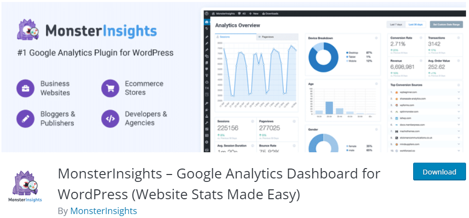 MonsterInsights Best WordPress Plugins for SEO
